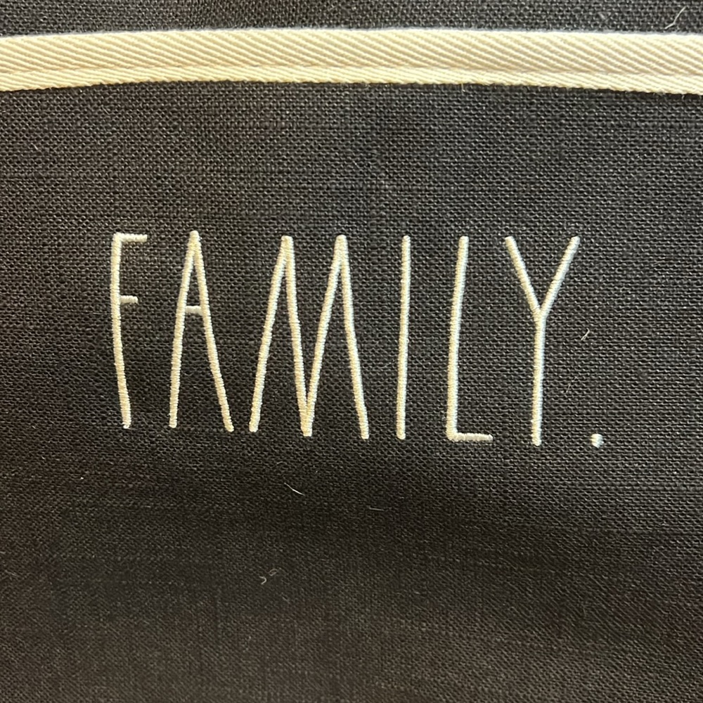 🖤🤍Rae Dunn FAMILY Black Insulated Tote Bag🖤🤍NWT - Picture 2 of 10